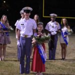 cadet walks homecoming queen
