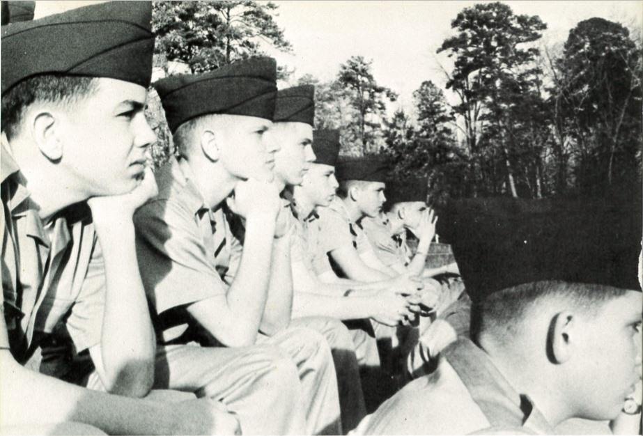 vintage photo of cadets in 1969