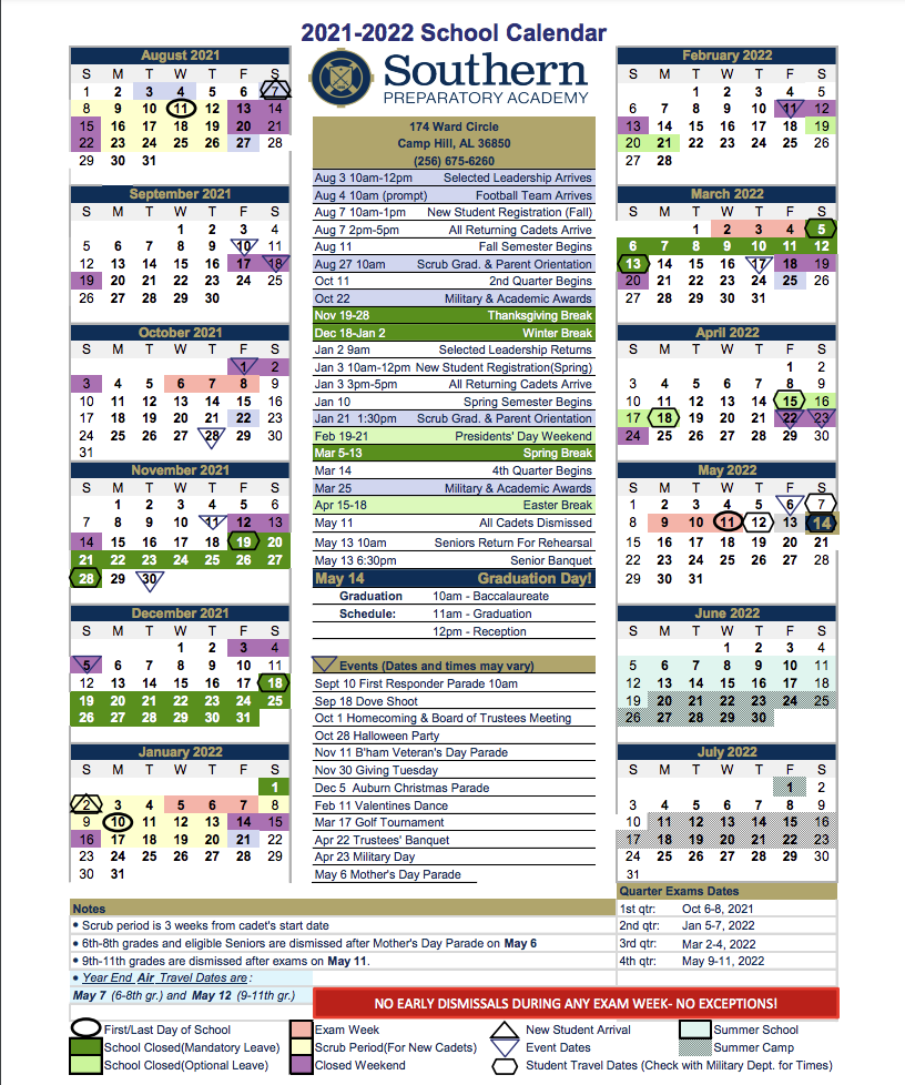 Georgia Southern 2022 Spring Semester Calendar | December 2022 Calendar